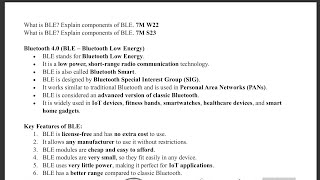 3.2 - BLE (Bluetooth Low Energy), Li-Fi, Zigbee Protocol - IoT