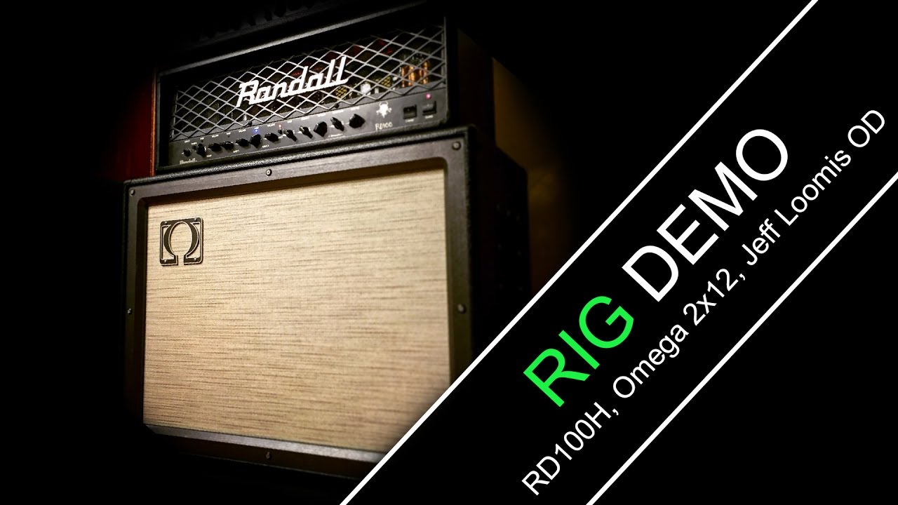 Randall Diavlo RD100 with Jeff Loomis Overdrive - Mix Test