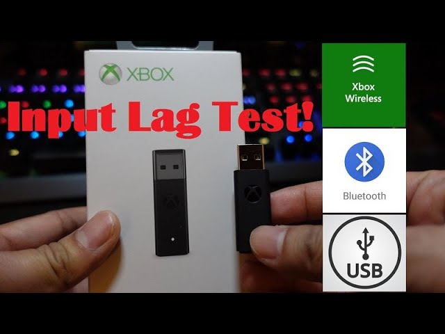 Xbox Wireless Adapter VS Bluetooth VS Wired Input Lag Test On PC - YouTube