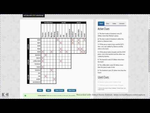 Logic Puzzle #36 || 25.06.20 || 4*5 Challenging || Puzzle Baron - YouTube
