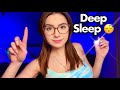 Asmr deep sleep in 10 minutes or less  light triggers fast paced asmr for sleep