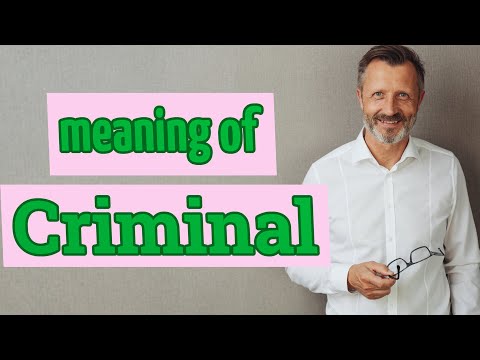 مجرم | مجرم کے معنی