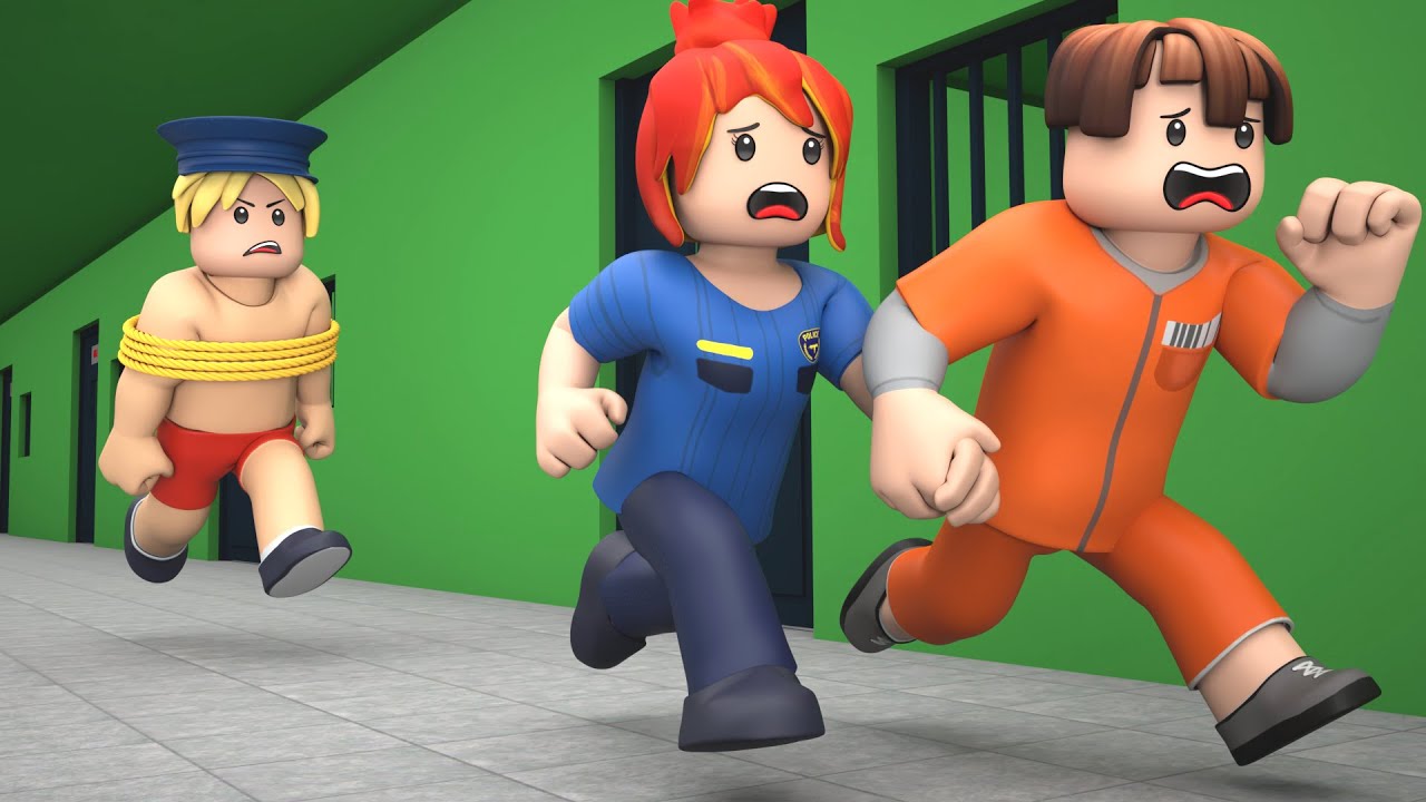 ROBLOX Brookhaven 🏡RP - Funny Moments: COUPLE JAILBREAK | King Roblox