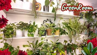 Зеленая комната: Полное преображение! 🌿 Магия света и тропический рай дома.