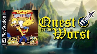 The Simpsons Wrestling Is Unbelievably Bad - Quest For The Worst