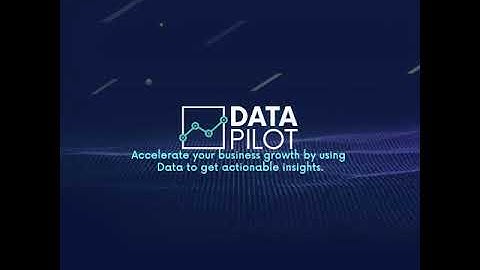 Data Pilot - Helping you build a data-driven organization to make smarter decisions