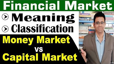 Classification of Financial Market |Money Market VS Capital Market #nta #bcom #mcom#mba #pgtcommerce