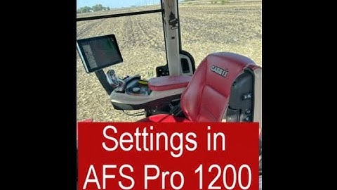 Tips Case IH Pro 1200