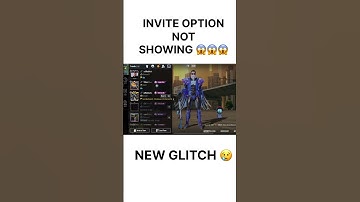 Invite Option Not Showing 😱😱😱| #glitch #bgmi #trending #youtubeshorts #shorts