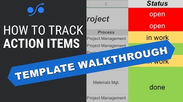 How to track project action items: a template walkthrough