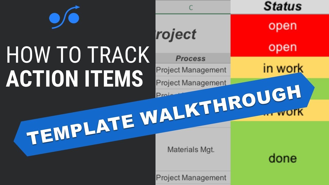 Action Items Tracker Template › Action Item Tracker Template