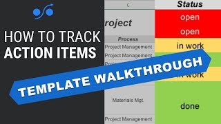 How to track project action items: a template walkthrough