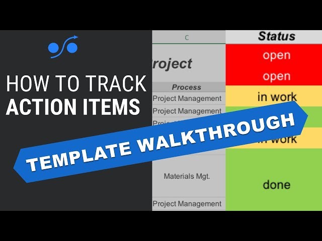 Action Items Tracker Template › Action Item Tracker Template