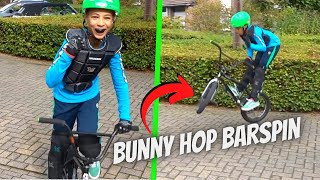 RELEARNING THE BUNNY HOP BARSPIN!