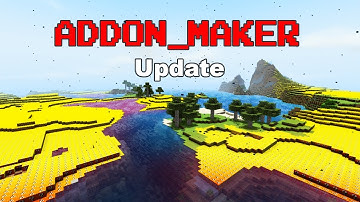 Addon Maker Update: Minecraft Biome with Animated Block and Ash