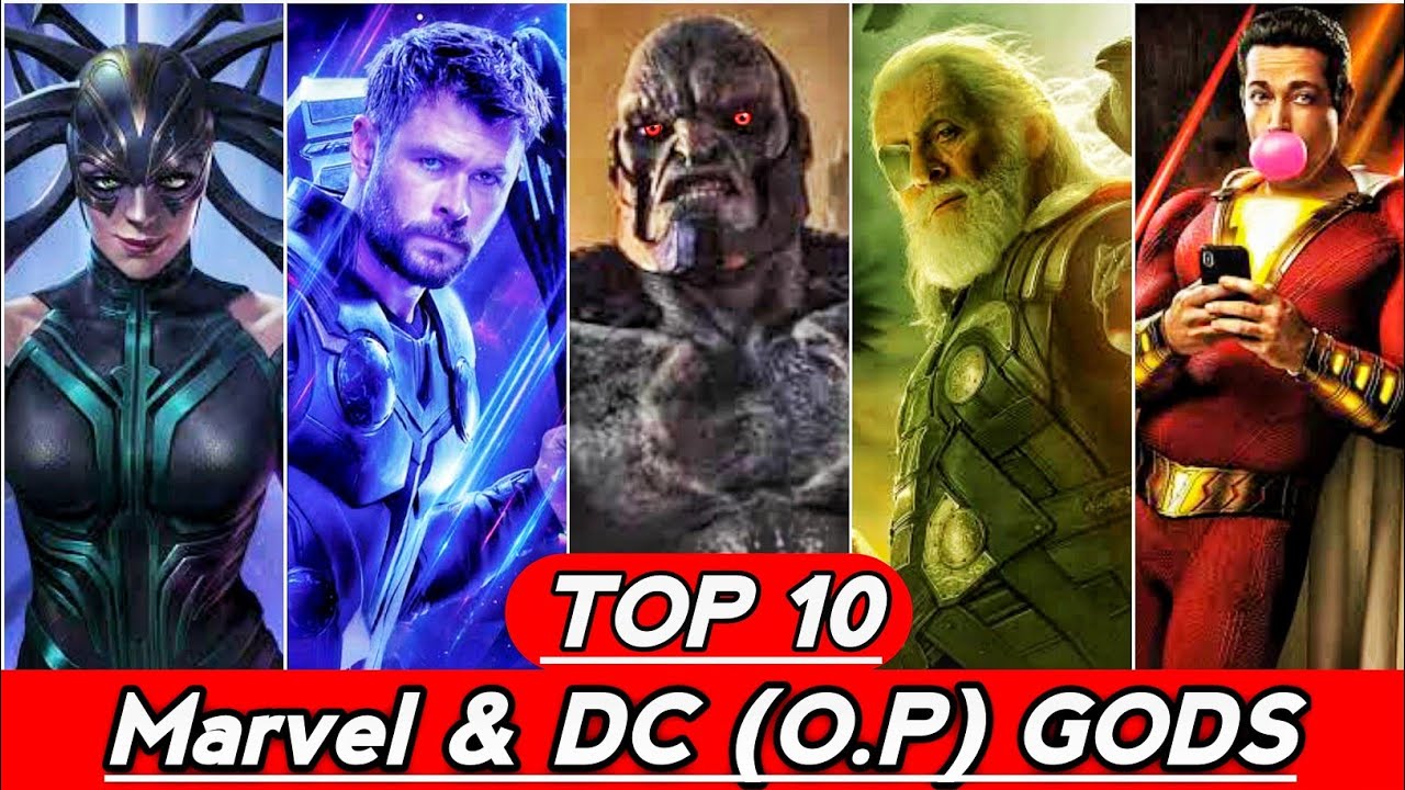Marvel and DCEU Top 10 most powerful Gods Explained in Hindi (SUPERBATTLE) YouTube