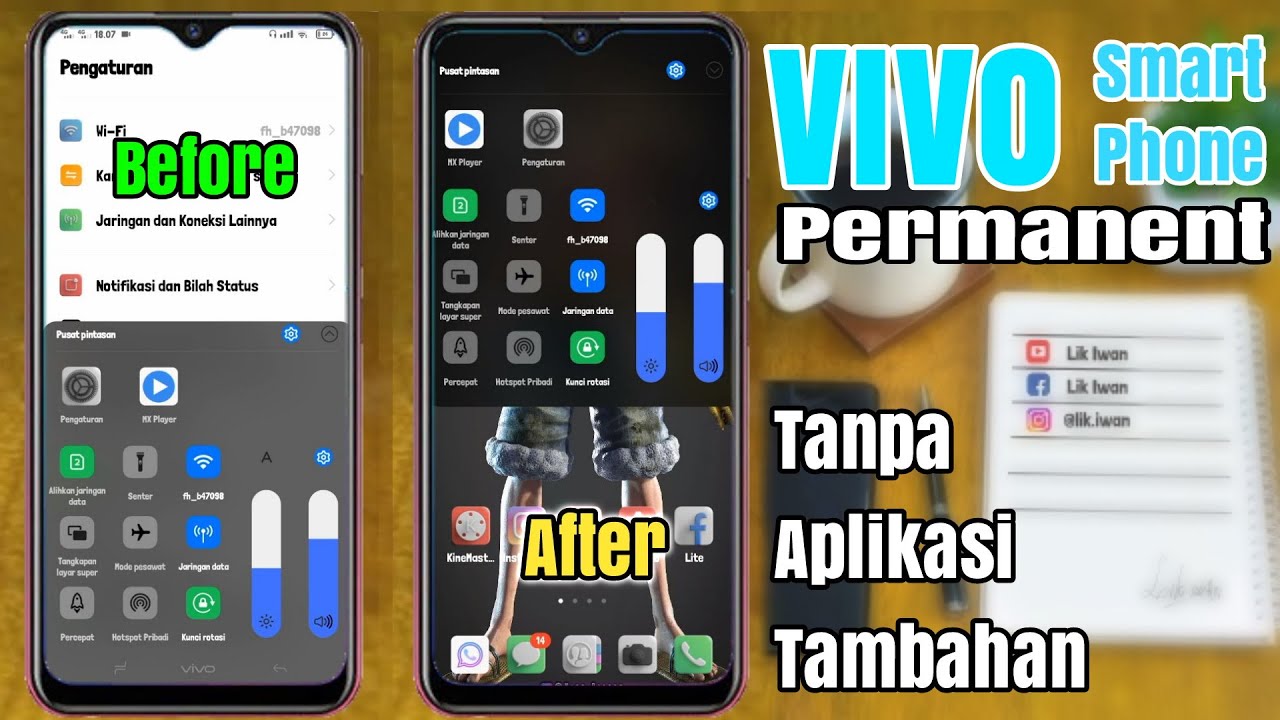 Cara Merubah Pusat Pintasan Quick Setting Vivo Y12 Di Layar Atas - Youtube