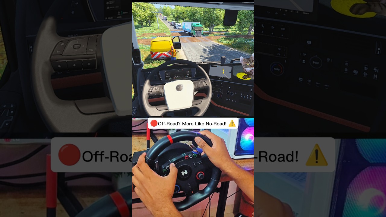 🚧 Off Road Driving Truck Euro truck simulator 2 steering wheel gameplay 