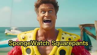 Spongewatch Squarepants Baywatch Bikini Bottom