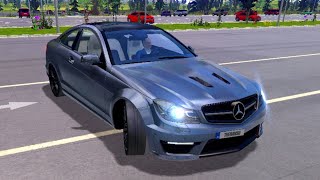 Mercedes C63 amg Realistic Driving Gameplay screenshot 2