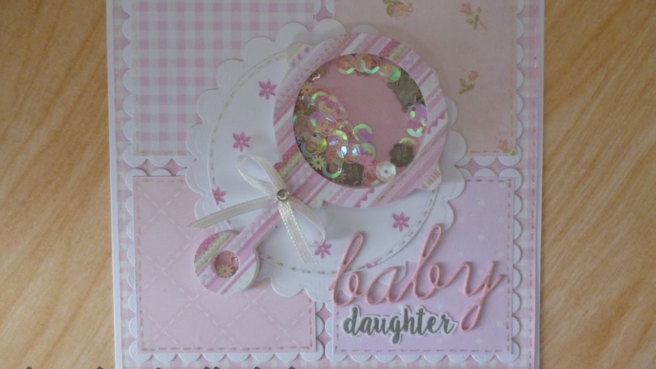 Baby rattle shaker card - YouTube