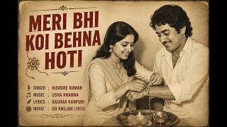 Meri Bhi Koi Behna Hoti | Kishore Kumar | Usha Khanna | Do Khiladi (1976) | Gauhar Kanpuri