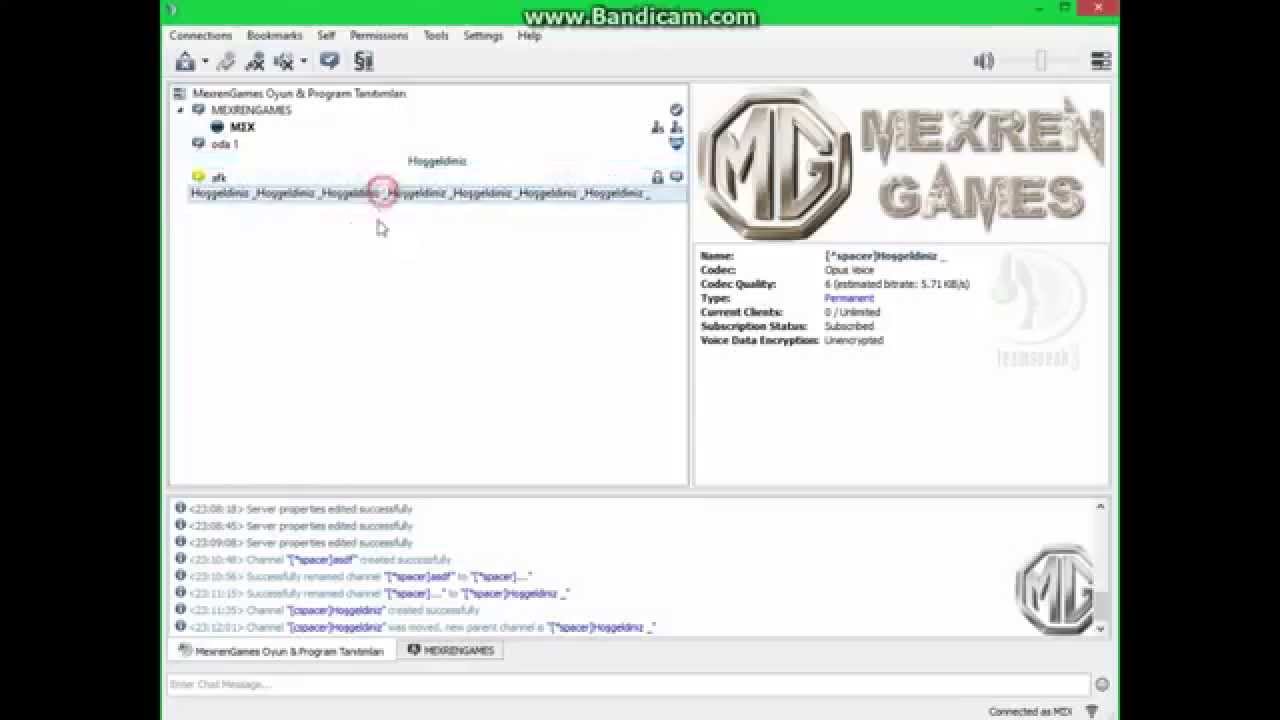Teamspeak 3 Oda Acimi Duzenleme Ortalama Mehmetkavak Com Youtube