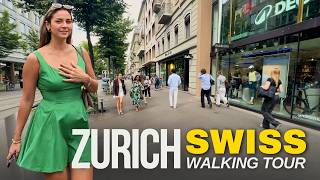 A Walk Through ZURICH, Switzerland 🇨🇭 | Bahnhofstrasse & Beyond