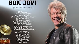 Bon Jovi Greatest Hits Playlist Full Album ~ Best Rock Rock Songs Collection Of All Time 💥💥