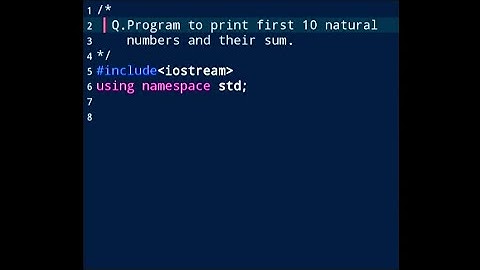 C++ Programming||Program to Print First 10 Natural Numbers and Their Sum(Using for loop)