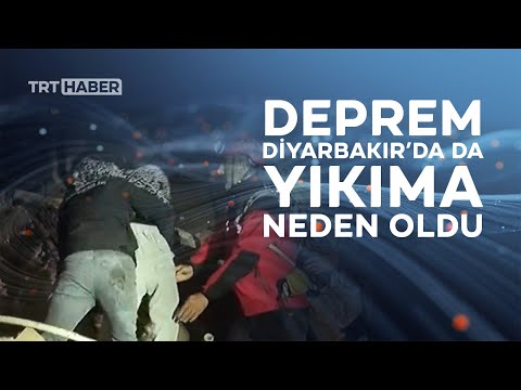 Diyarbakır'da arama kurtarma çalışmaları yapılıyor