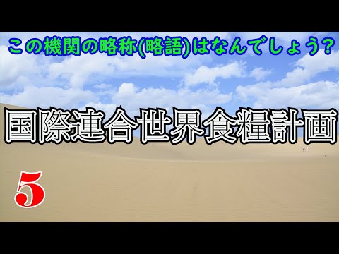 【社会】国際組織等の略語略称クイズ【全10問】