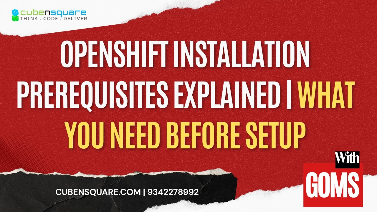 OpenShift Installation Prerequisites Explained | What You Need Before ...