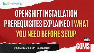 OpenShift Installation Prerequisites Explained | What You Need Before Setup