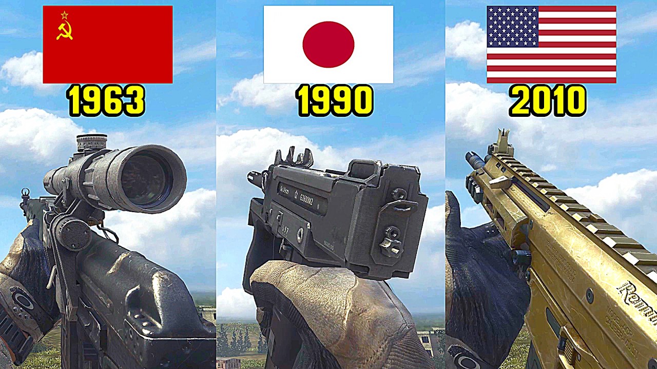 COD3作品 Modern Warfare 3 - ALL Weapons Origin, Real Names & Production