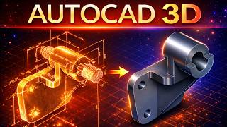 AutoCAD 3D | Machine part-01 | Best practice for absolute beginners