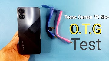 Tecno Camon 19 Neo O.T.G Test | Usb Light | Usb Fan, Otg Setup
