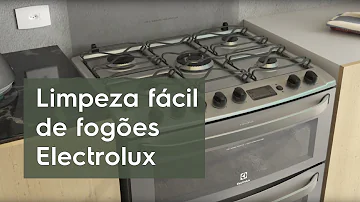 Como limpar fogão mesa de vidro Electrolux?