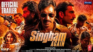 Singham Again-  Trailer |Ranveer Singh, Deepika, Ajay D, Arjun K |Rohit Shetty |15thAug 2024