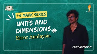 Famous Error Analysis from Units & Dimensions | +4 Marks Series | JEE Mains 2026 | Tamil Wealth