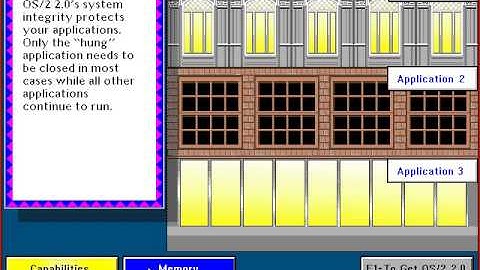 OS/2 2.0 demonstration by IBM