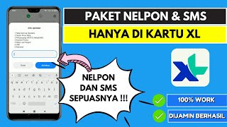 Cara Daftar Paket Nelpon dan SMS XL Unlimited