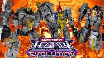 TRANSFORMERS REVIEW SWOOP AND SCARR CORE CLASS LEGACY EVOLUTION DINOBOTS HOW TO TRANSFORM VOLCANICUS