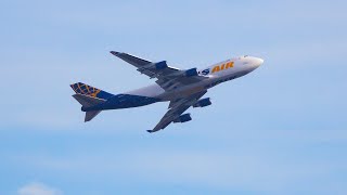 RARE Boeing 747 short takeoff roll