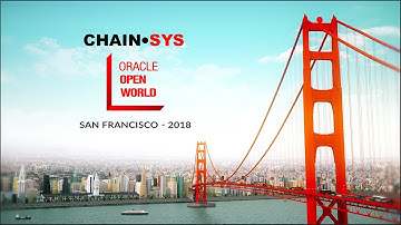 Oracle OpenWorld 2018 - Chainsys
