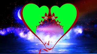 Valentine Day Sweet Heart Green Background Animated Video for WhatsApp @webextensionline