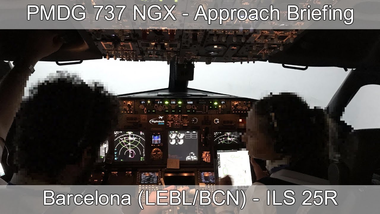 How to read an Approach Chart by a Real Boeing 737 Pilot | PMDG 737 ...