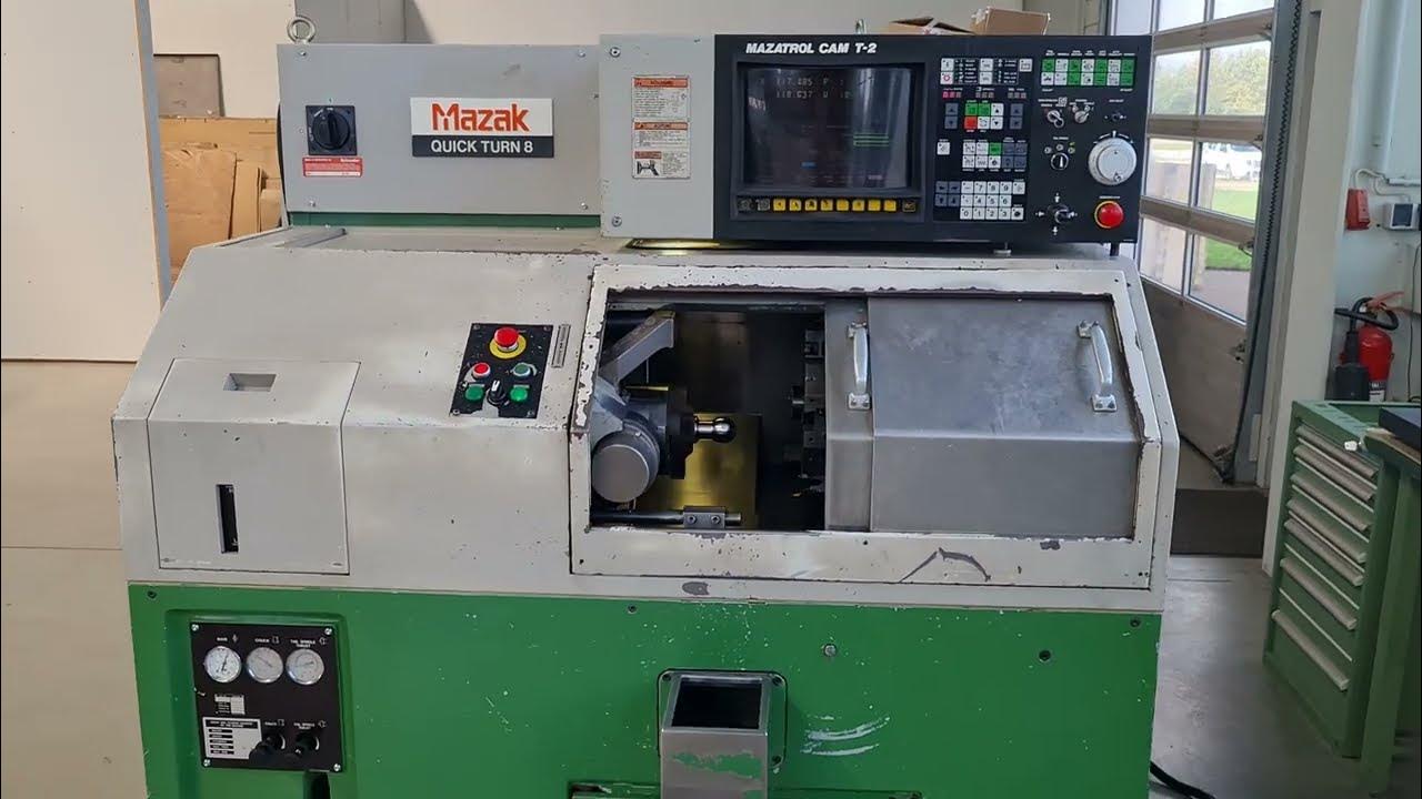 Mazak Quick Turn 8 - YouTube