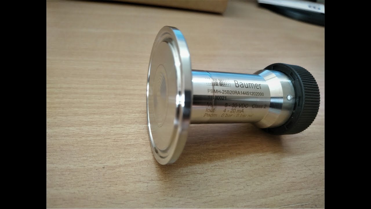 Baumer, Pressure and continuous level measurement PBMH - YouTube