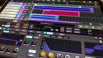 SynthMaster 2 & Cubasis 3 - Composing in the Style of Tangerine Dream - Live